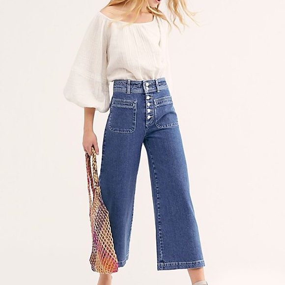 free people high waisted jeans